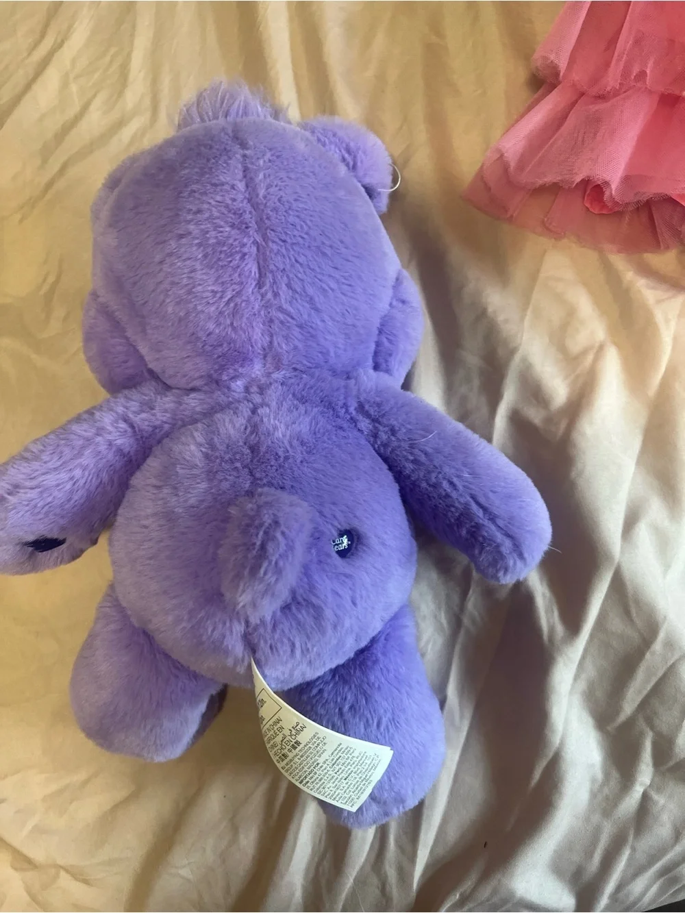 NWOT CareBear Purple Heart Plush Bear Kids Toy